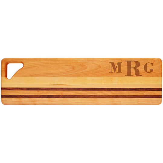 Block Monogram Horizon Long Wood 20-inch Board